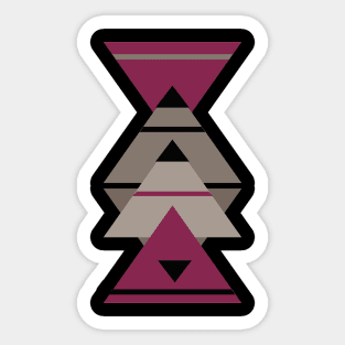 Geometric modern art Sticker